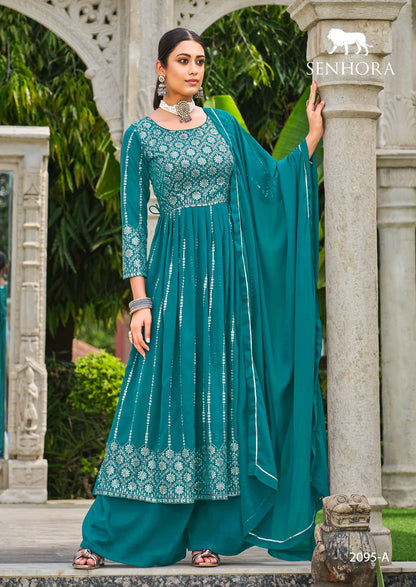 Vedika Senhora Georgette Readymade Plazzo Style Suits
