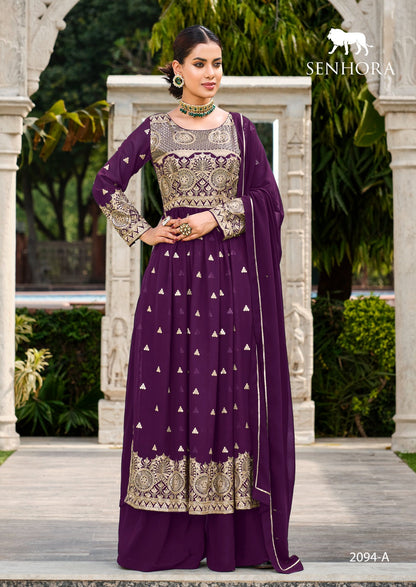 Vedika Senhora Georgette Readymade Plazzo Style Suits