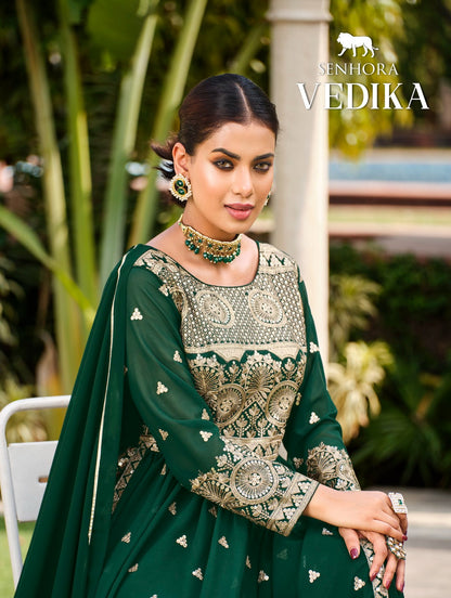 Vedika Senhora Georgette Readymade Plazzo Style Suits