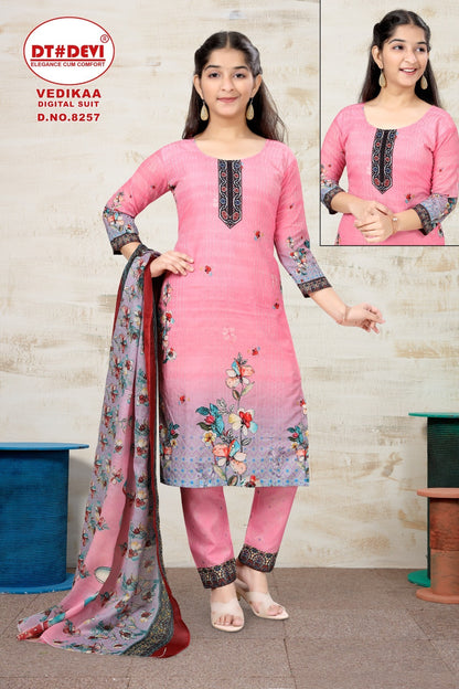 Vedikaa-8257 Dt Devi Readymade Pant Style Suits