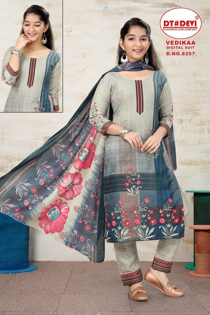 Vedikaa-8257 Dt Devi Readymade Pant Style Suits