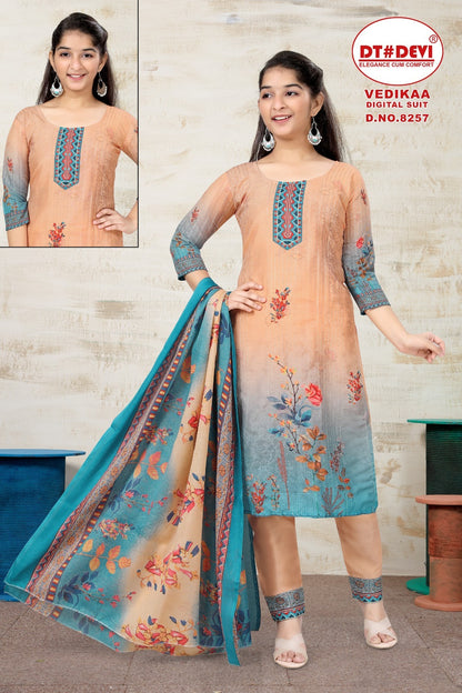 Vedikaa-8257 Dt Devi Readymade Pant Style Suits