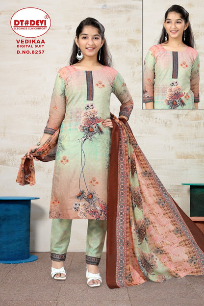 Vedikaa-8257 Dt Devi Readymade Pant Style Suits