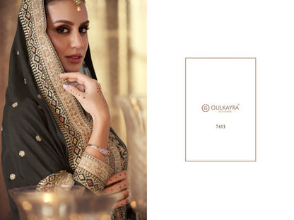 Veeda Nx Gulkayra Designer Chinon Readymade Suits