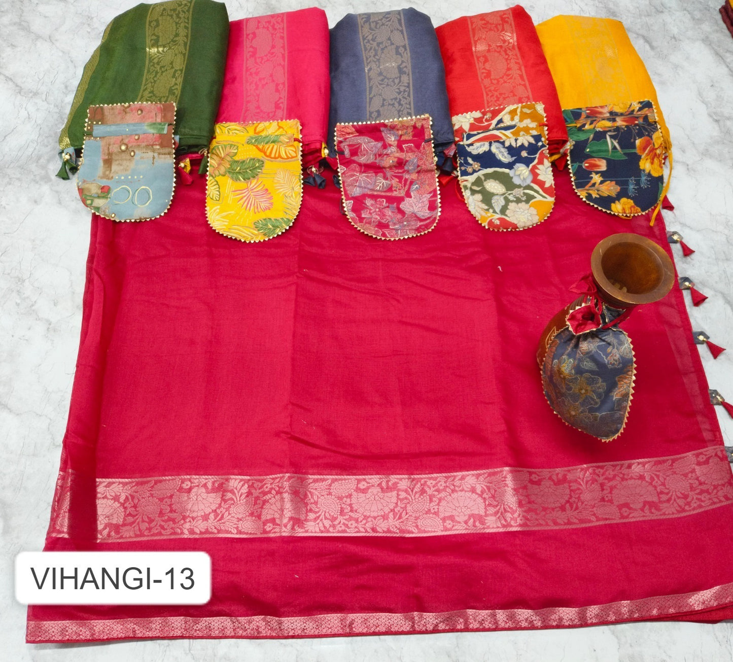 Vihangi-13 Kalpveli Soft Cotton Sarees