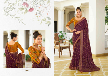 Vishala 5D Designer Chiffon Sarees