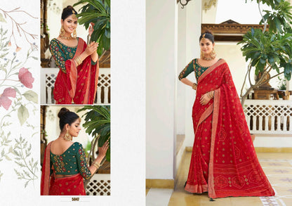 Vishala 5D Designer Chiffon Sarees