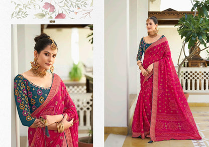 Vishala 5D Designer Chiffon Sarees