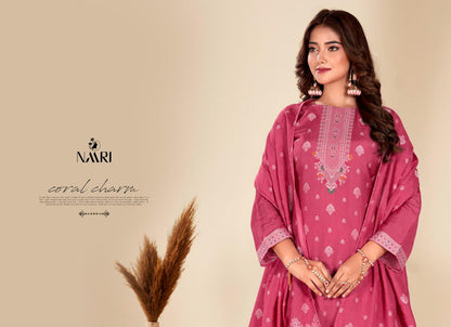 Vistara Naari Muslin Plazzo Style Suits