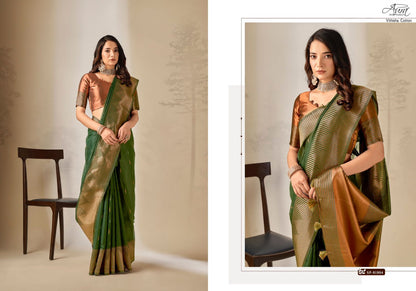 Vithisha Cotton Aura Sarees