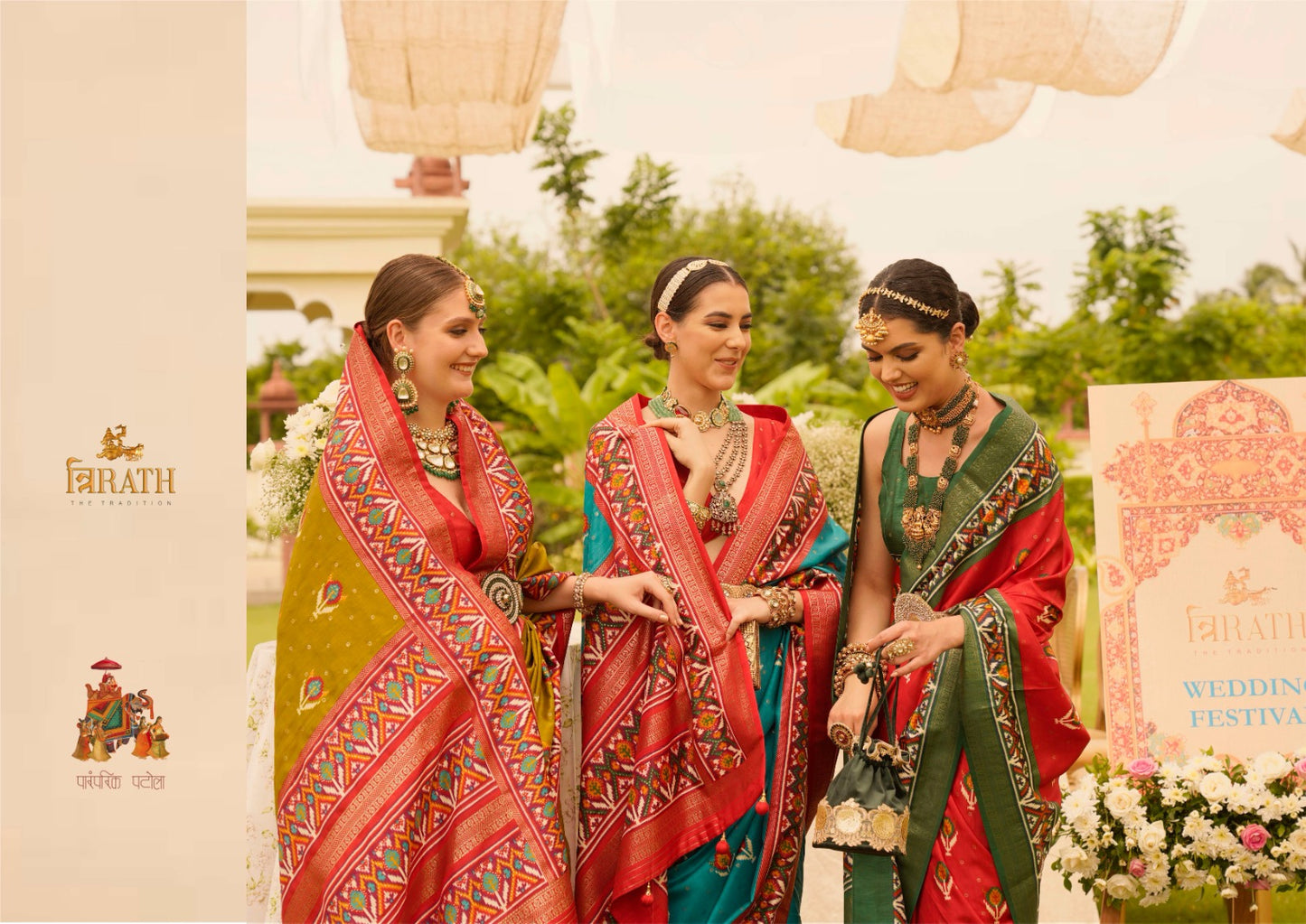 Vivaah Patola Trirath Sarees