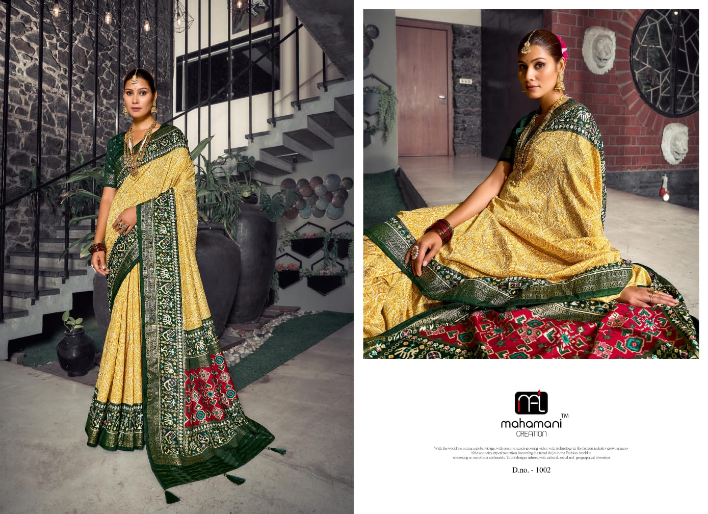 Vivanta Mahamani Creation Dola Silk Sarees