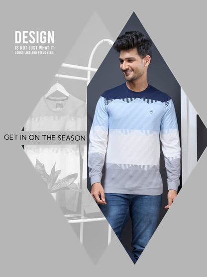 Vno-Bk-R-235/23 Radiology Jacquard Mens Tshirts