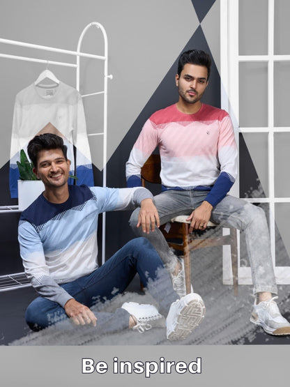 Vno-Bk-R-235/23 Radiology Jacquard Mens Tshirts