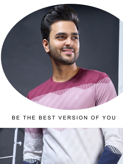 Vno-Bk-R-235/23 Radiology Jacquard Mens Tshirts