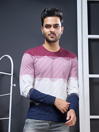 Vno-Bk-R-235/23 Radiology Jacquard Mens Tshirts