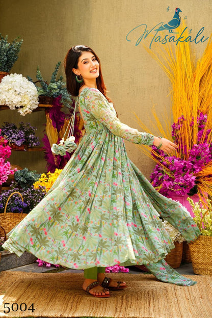 Vol-5 Masakali Muslin Readymade Pant Style Suits