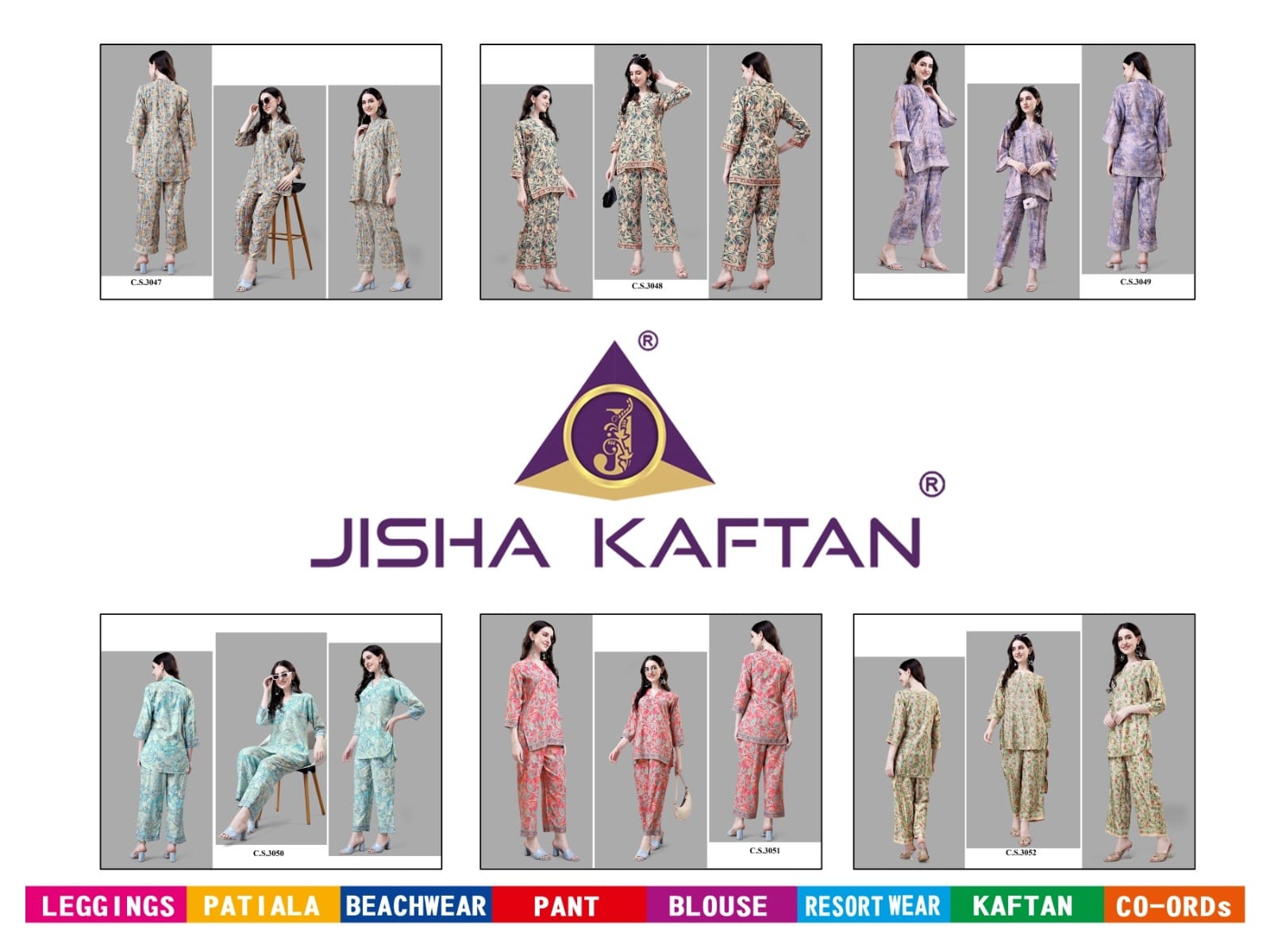 Vol 1-2311 Jelite Rayon Co Ord Set