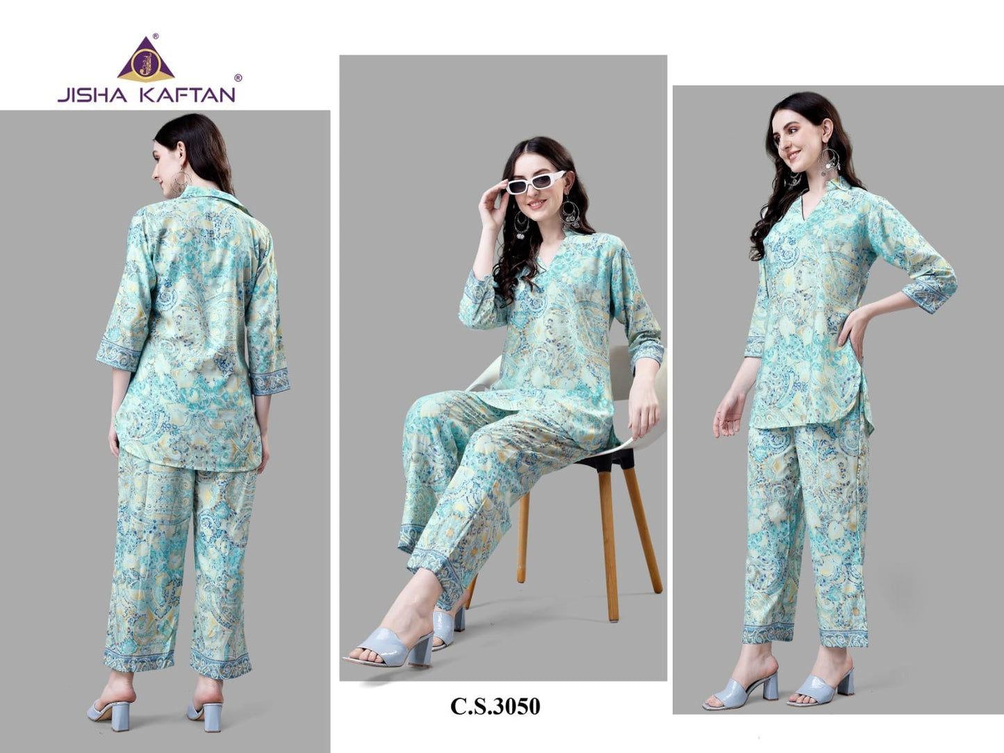 Vol 1-2311 Jelite Rayon Co Ord Set