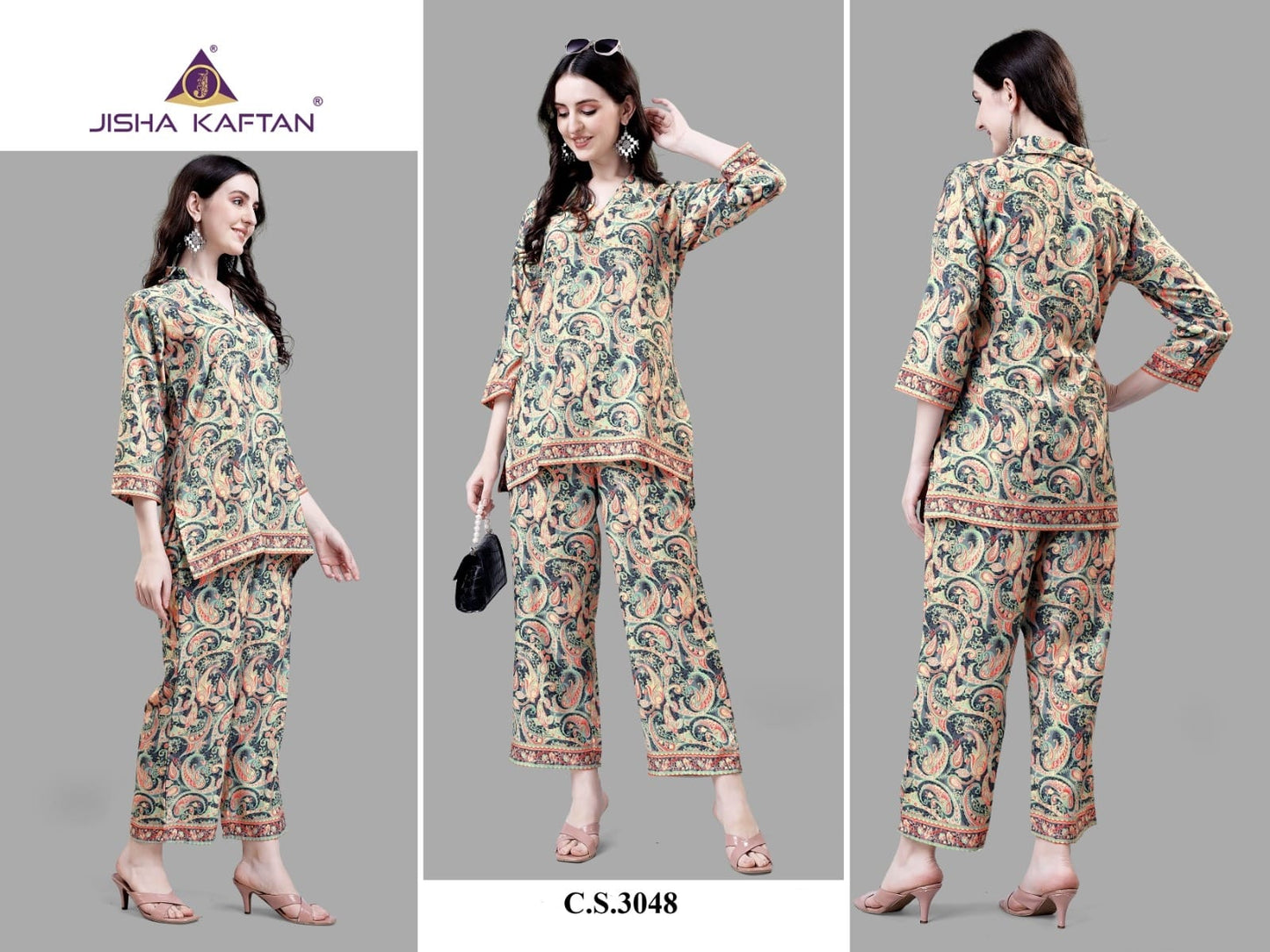 Vol 1-2311 Jelite Rayon Co Ord Set