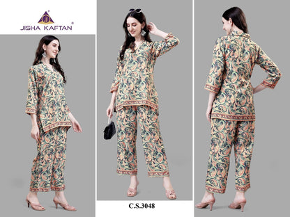 Vol 1-2311 Jelite Rayon Co Ord Set