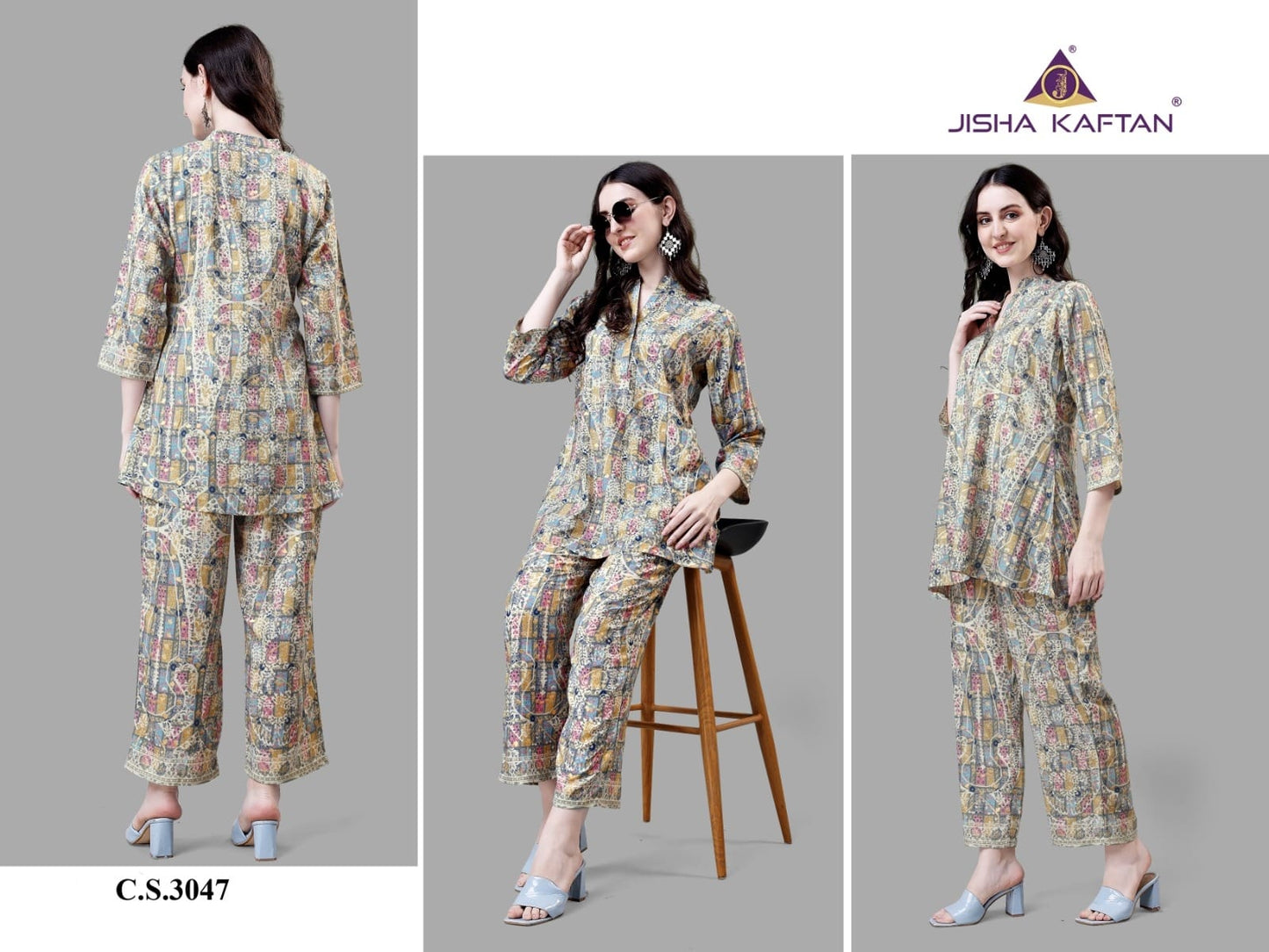Vol 1-2311 Jelite Rayon Co Ord Set