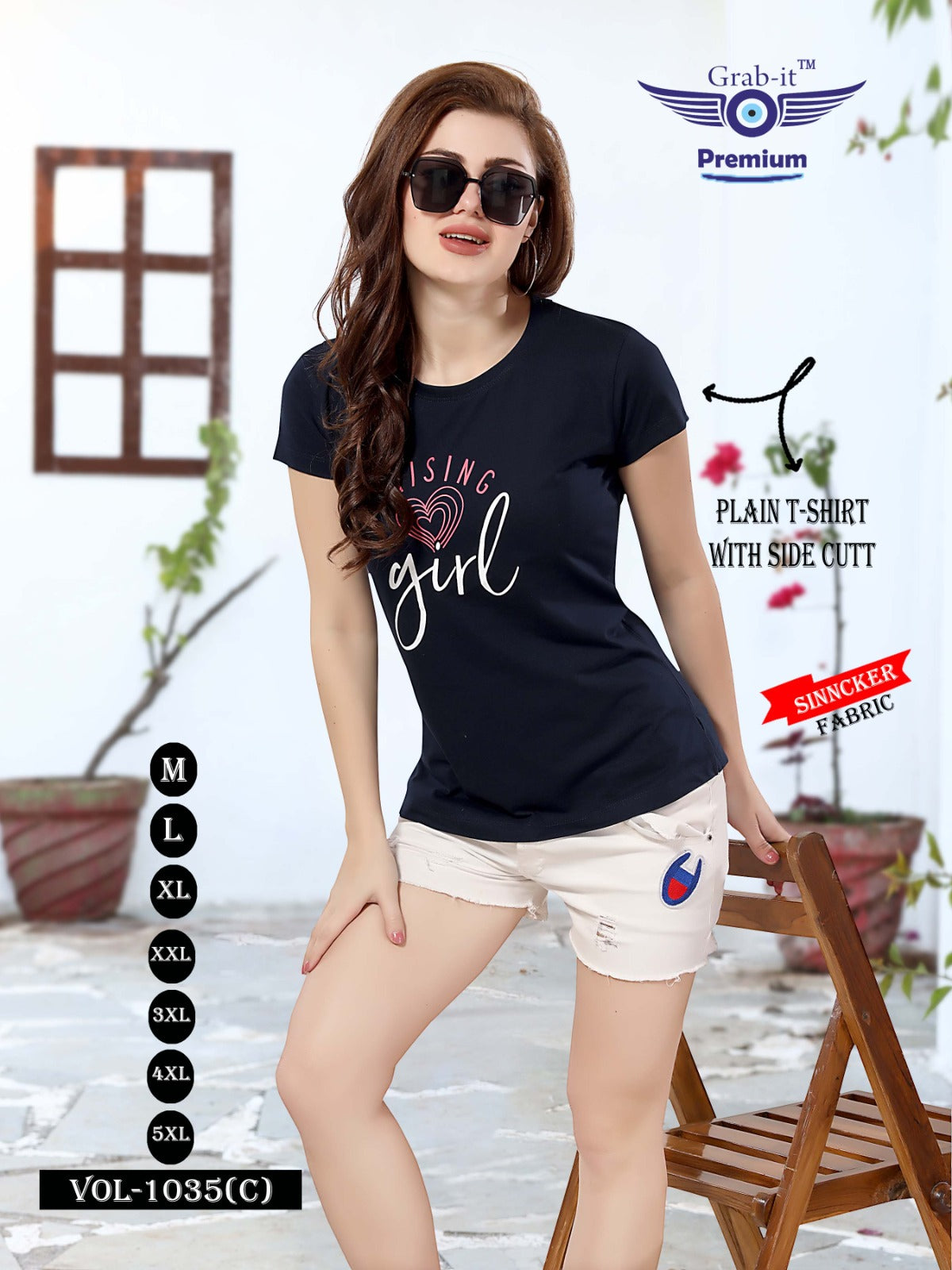 Vol 1035 C Grab It Sinker Women Tshirt