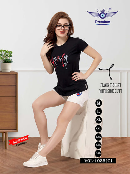 Vol 1035 C Grab It Sinker Women Tshirt