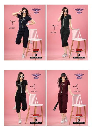 Vol 1071 A Grab It Tencil Capri Night Suits