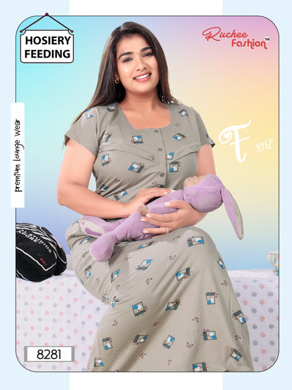 Vol 1204 Ruchee Fashion Feeding Night Gown