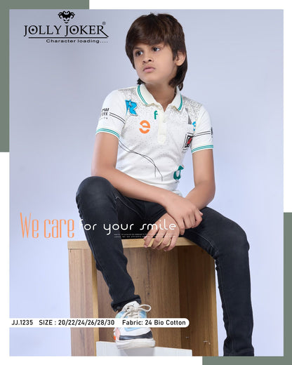 Vol 1235 Jolly Joker Cotton Boys Tshirt
