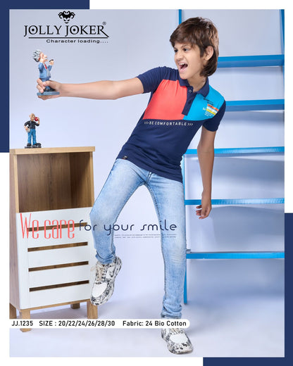 Vol 1235 Jolly Joker Cotton Boys Tshirt
