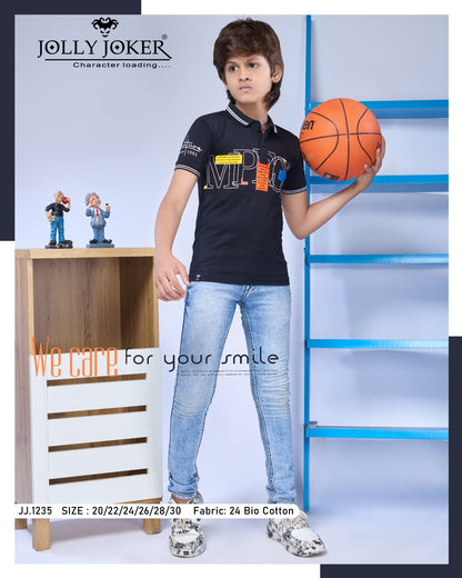 Vol 1235 Jolly Joker Cotton Boys Tshirt
