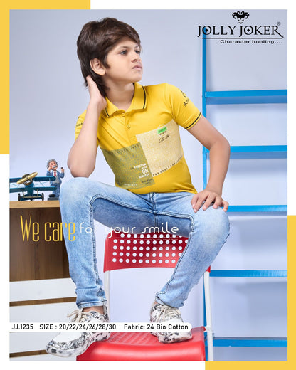 Vol 1235 Jolly Joker Cotton Boys Tshirt
