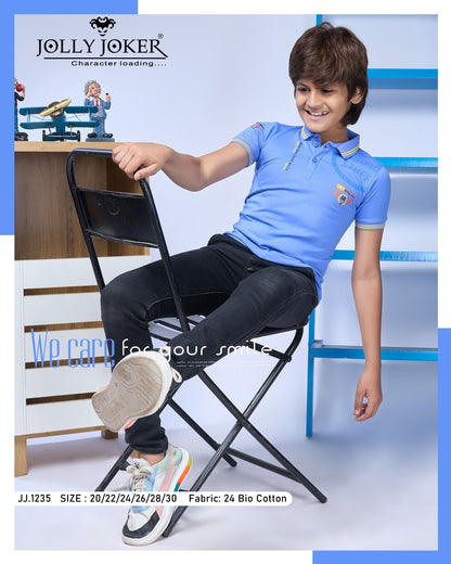 Vol 1235 Jolly Joker Cotton Boys Tshirt