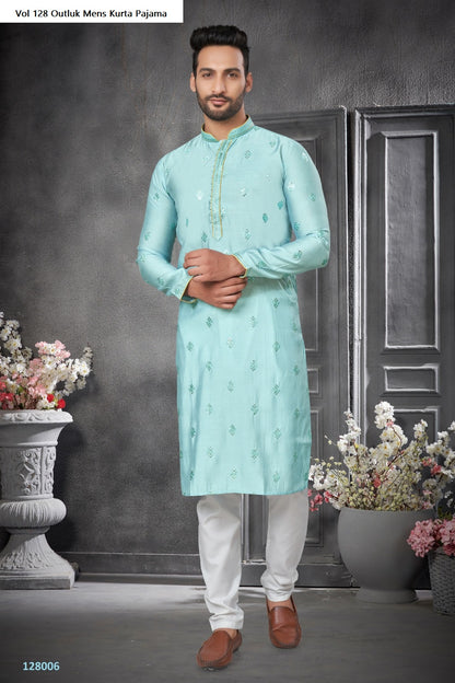 Vol 128 Outluk Cotton Mens Kurta Pajama