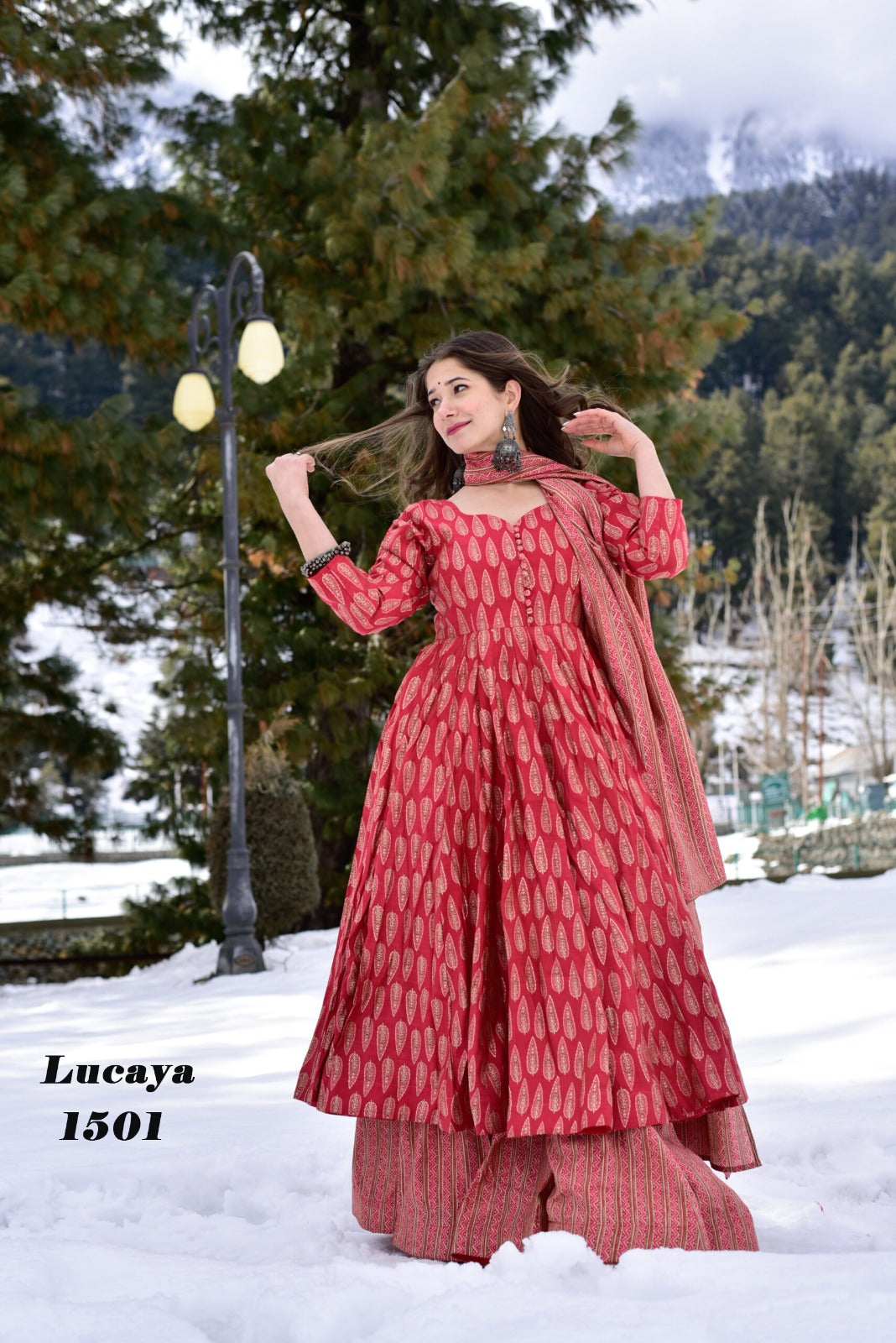 Vol 15 Lucaya Muslin Readymade Plazzo Style Suits
