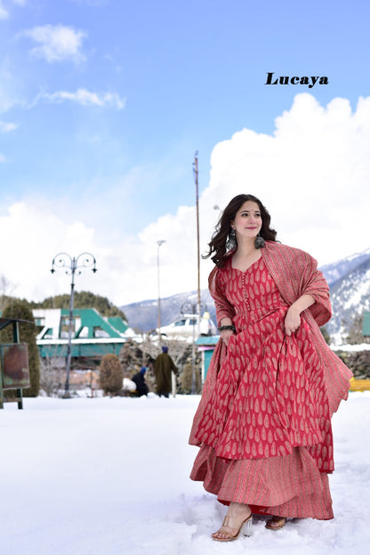 Vol 15 Lucaya Muslin Readymade Plazzo Style Suits