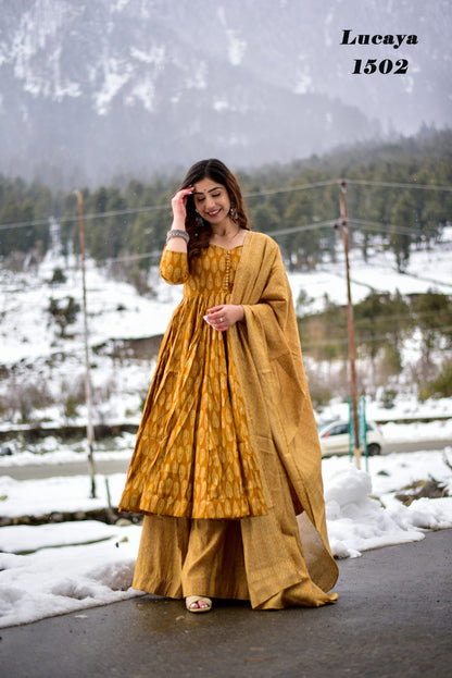 Vol 15 Lucaya Muslin Readymade Plazzo Style Suits