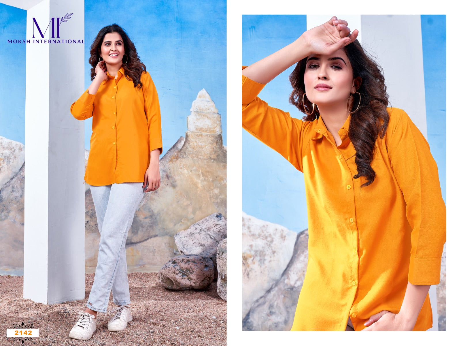 Vol 1 Moksh International Cotton Women Shirts