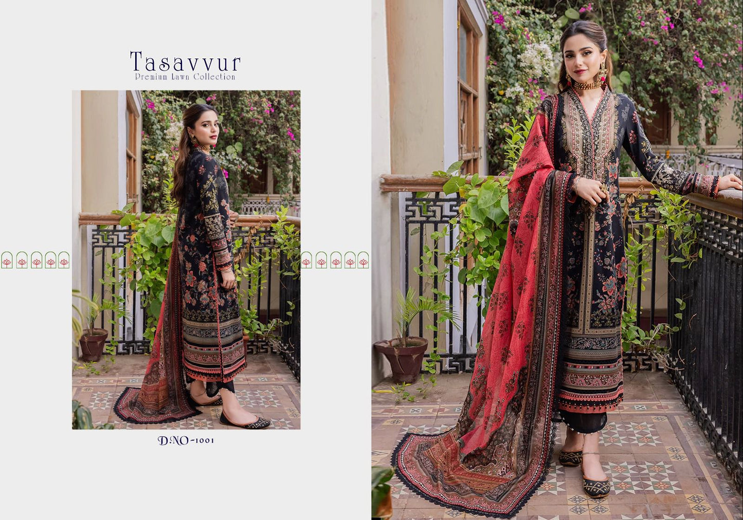 Vol 1 Tasavvur Cotton Karachi Salwar Suits