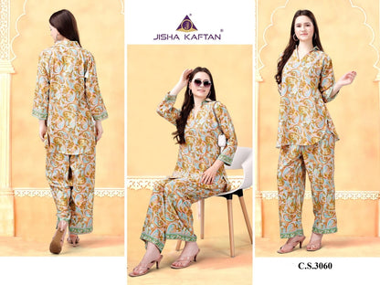 Vol 2-1312 Jelite Rayon Co Ord Set