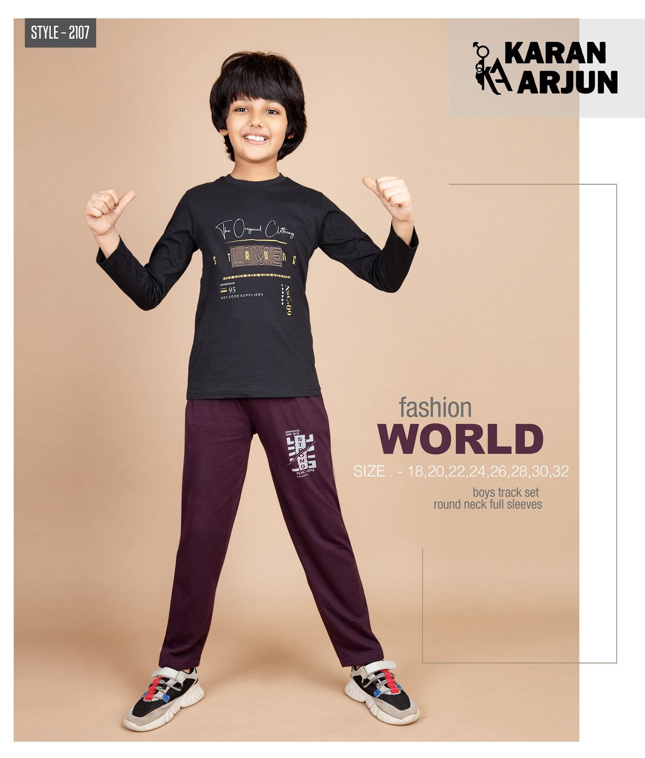 Vol 2107 Karan Arjun Cotton Boys Pant Set