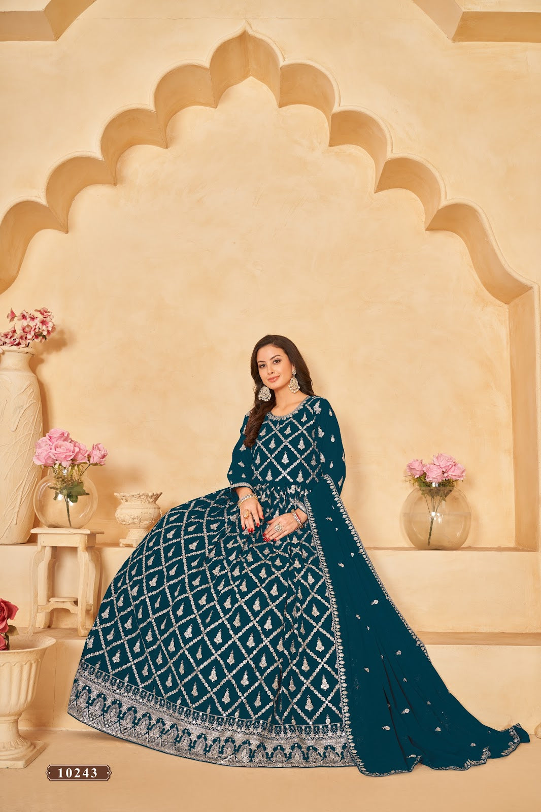 Vol 24 Anjubaa Georgette Anarkali Salwar Suits