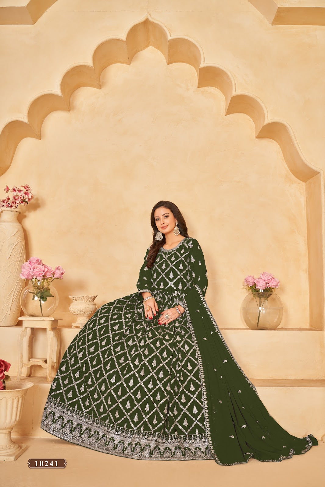 Vol 24 Anjubaa Georgette Anarkali Salwar Suits