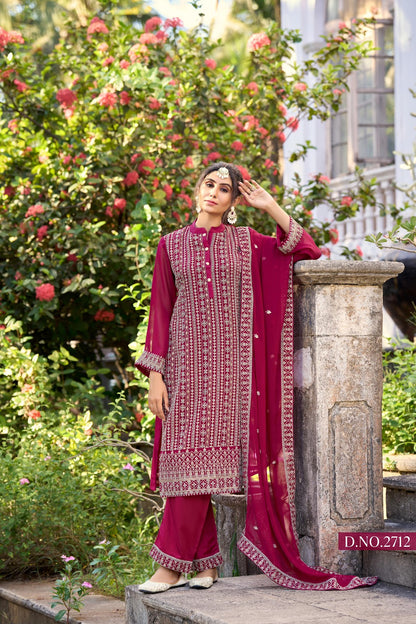 Vol 27 Twisha Silk Plazzo Style Suits
