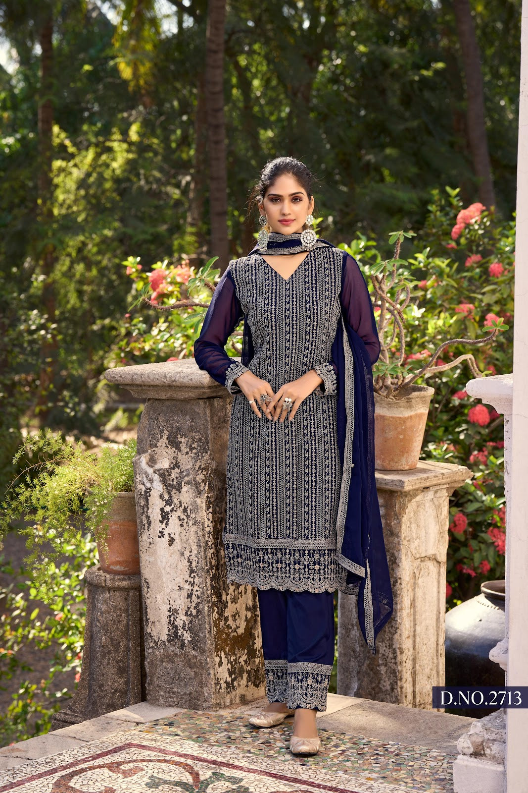 Vol 27 Twisha Silk Plazzo Style Suits