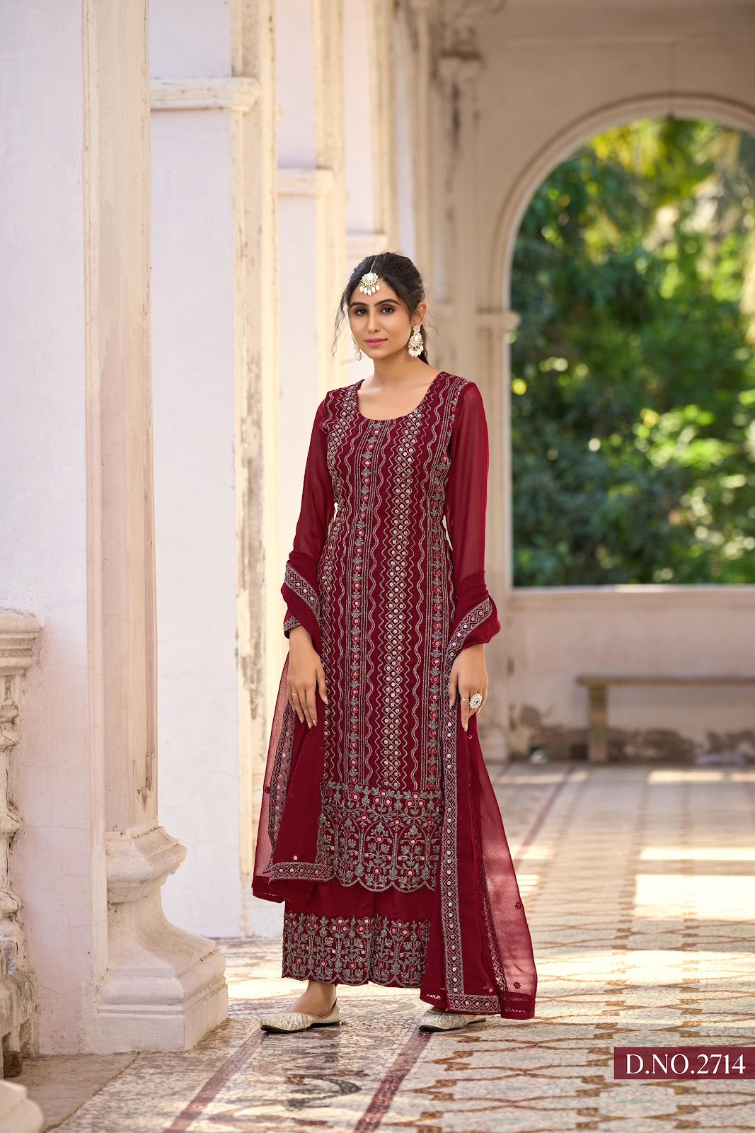 Vol 27 Twisha Silk Plazzo Style Suits