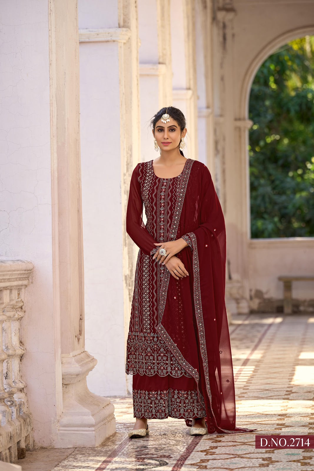 Vol 27 Twisha Silk Plazzo Style Suits