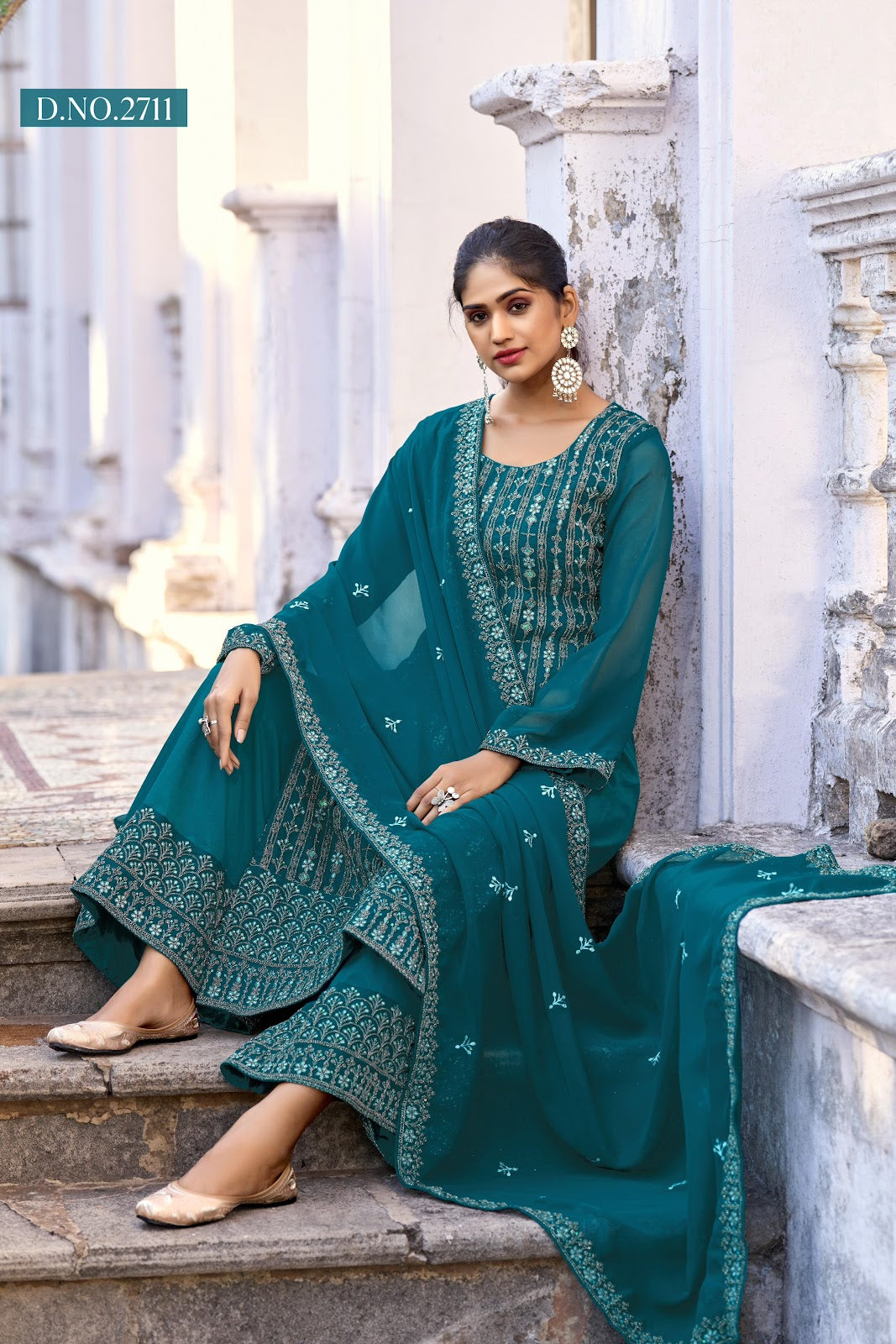 Vol 27 Twisha Silk Plazzo Style Suits